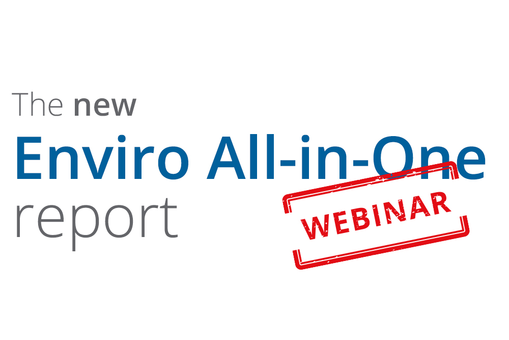 New Enviro-all-in-one report webinar